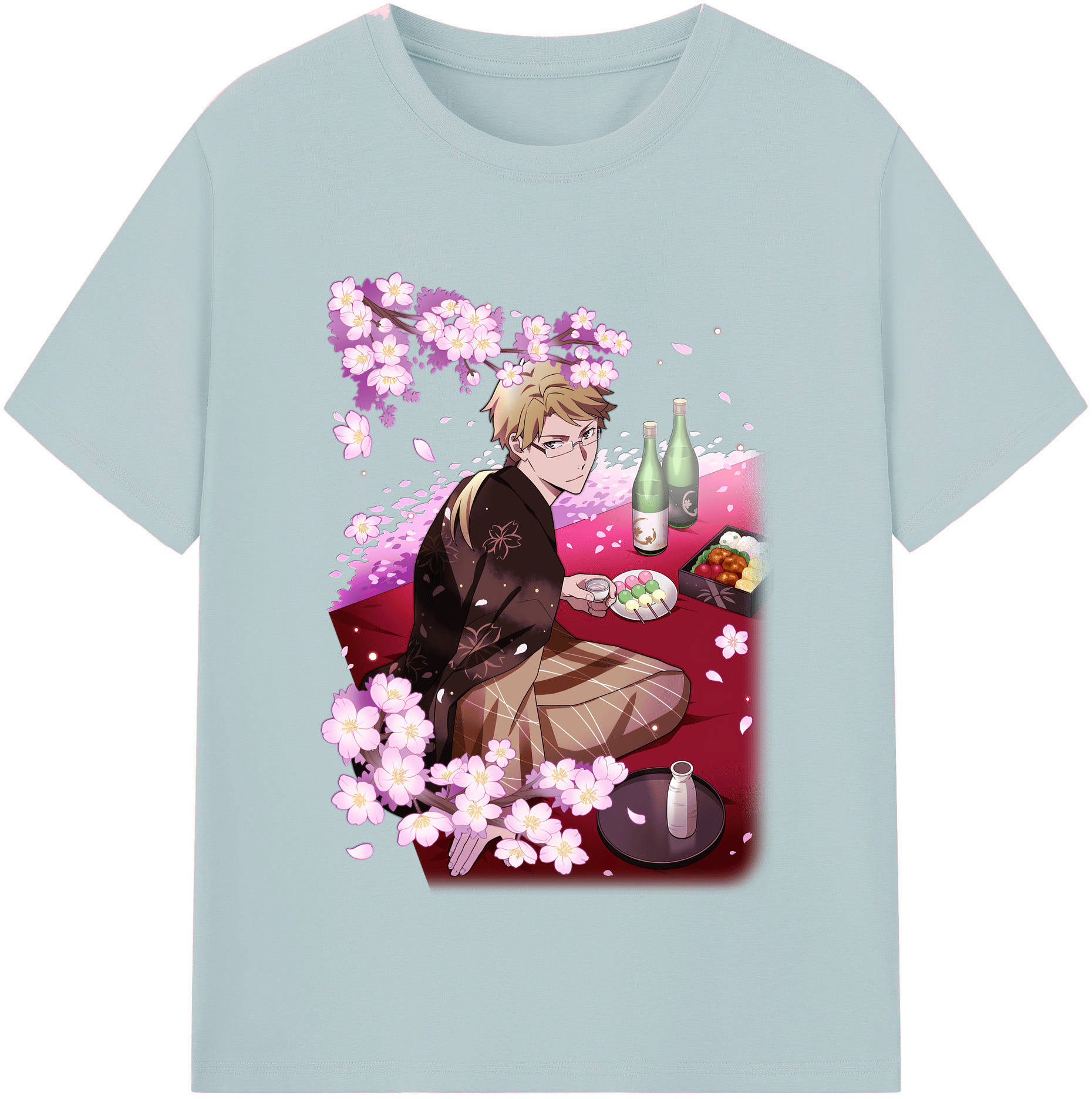 （画像用） 文豪ストレイドッグス Bungo Stray Dogs 綿100％半袖Tシャツ（フロントプリント）